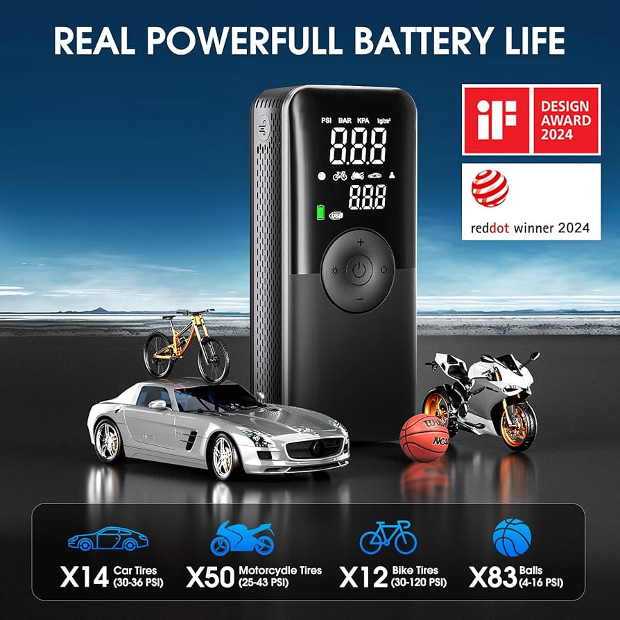 An application scenario or product detail of carsun tire inflator - Image 7