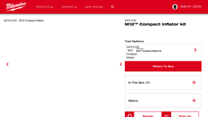 Milwaukee Tool - M12™ Compact Inflator Kit