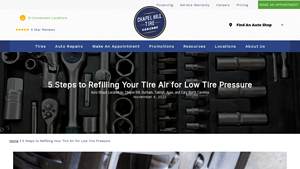 Chapel Hill Tire - Free Tire Air Refills