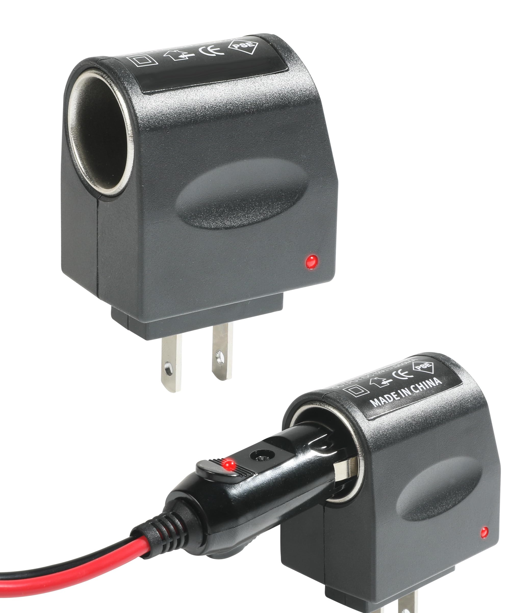 An application scenario or product detail of cigarette lighter adapter to wall plug near me - Image 2