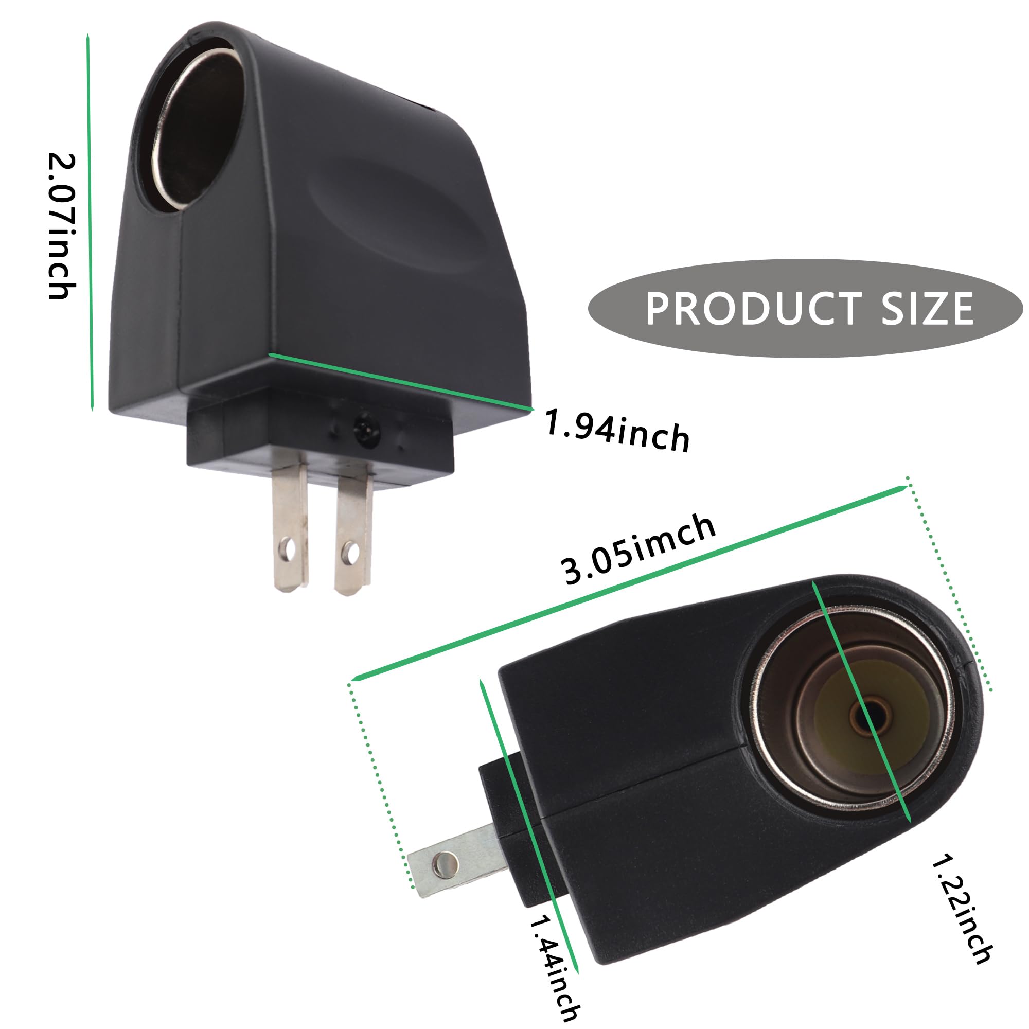 An application scenario or product detail of cigarette lighter adapter to wall plug near me - Image 6