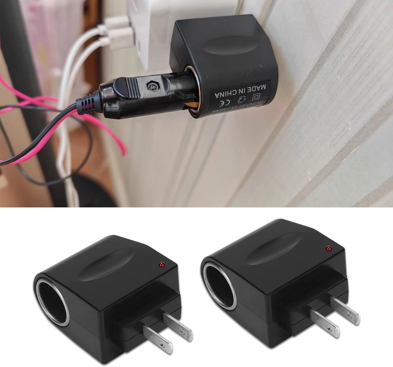 An application scenario or product detail of cigarette lighter adapter to wall plug near me - Image 16