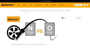 Continental Tire - Nitrogen Tire Inflation