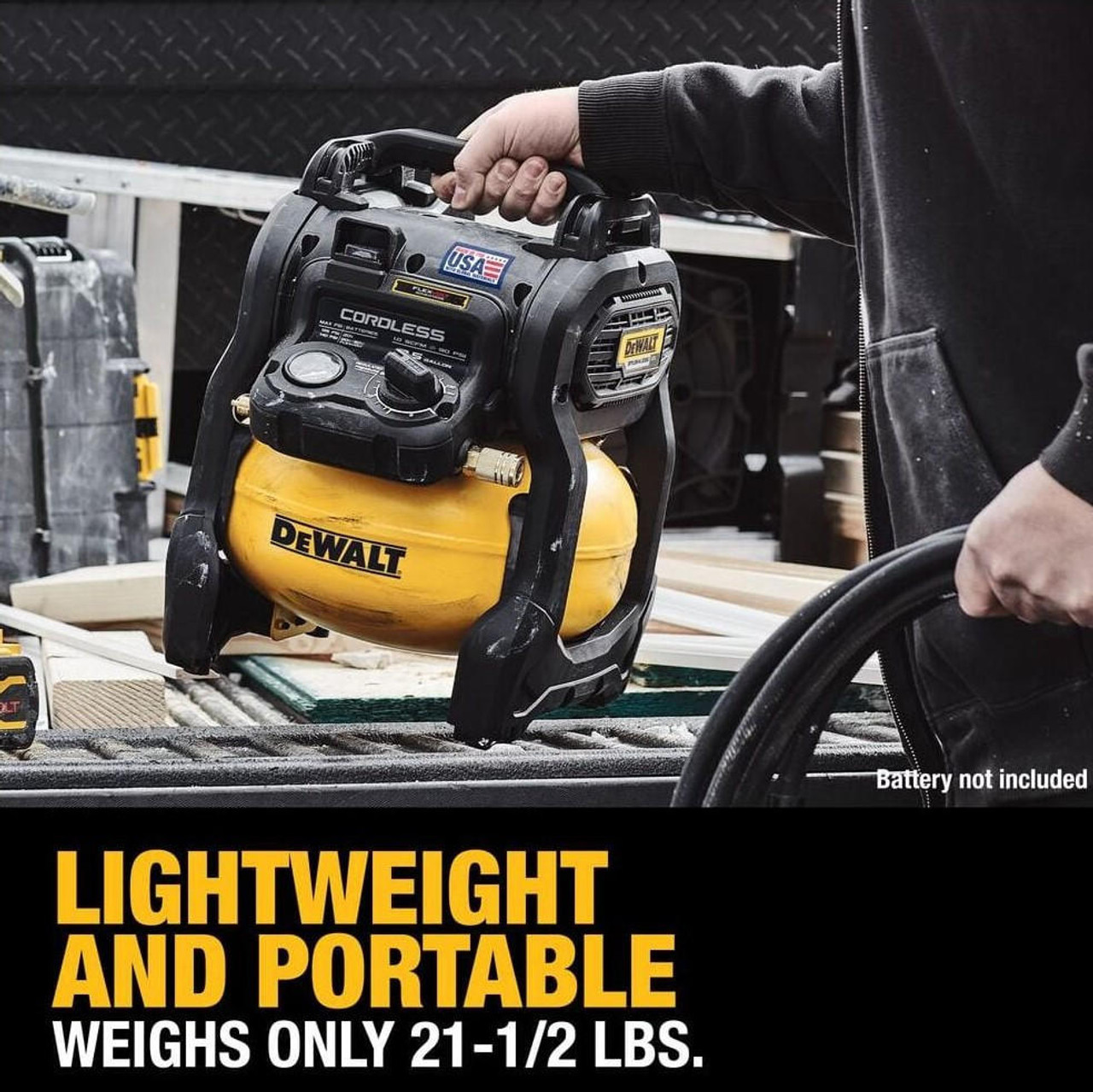 An application scenario or product detail of cordless air compressors - Image 1