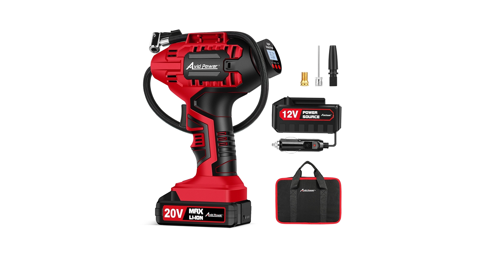 An application scenario or product detail of cordless tire inflator with battery and charger - Image 15