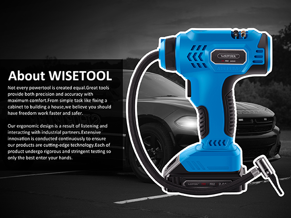 An application scenario or product detail of cordless tire inflator with battery and charger - Image 17