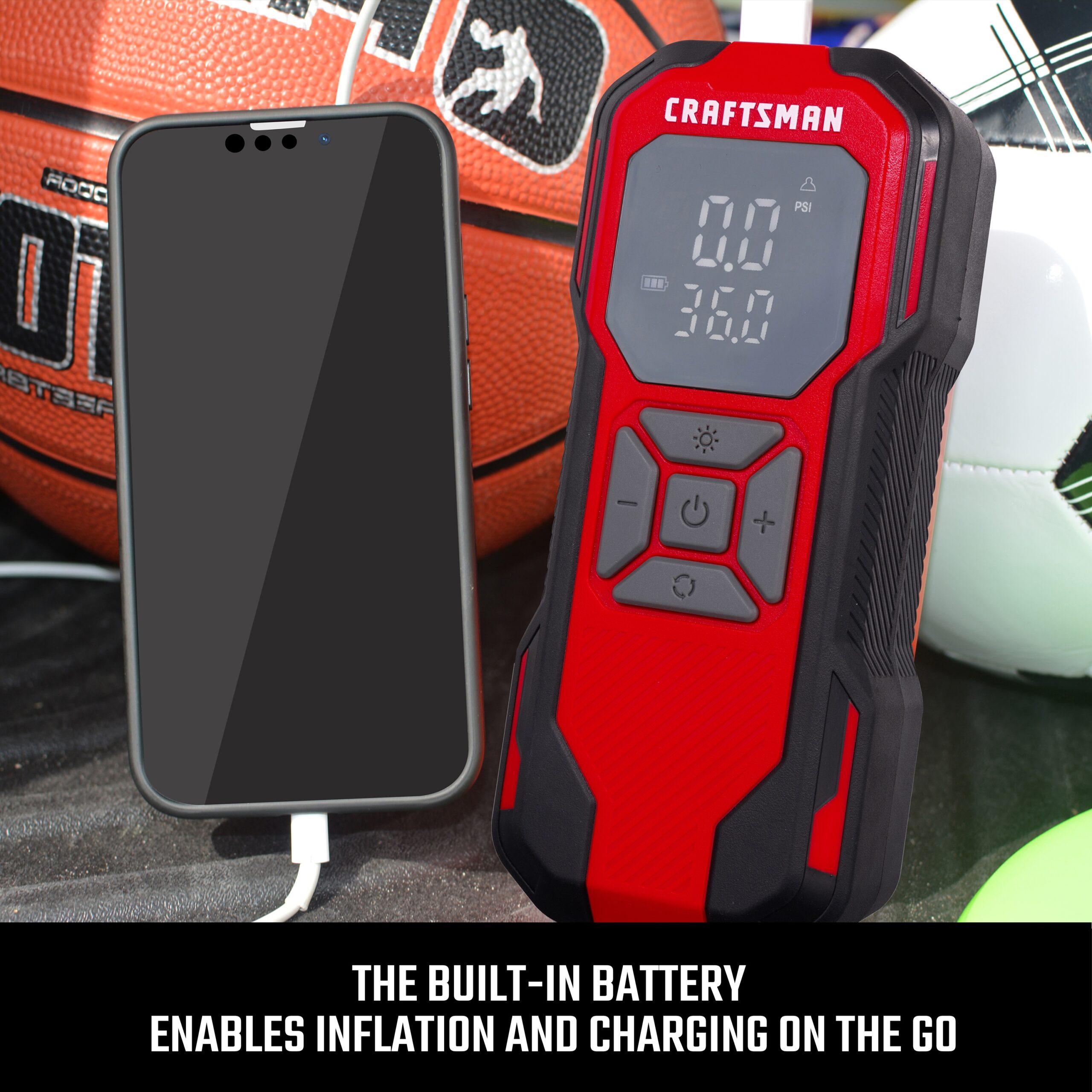 An application scenario or product detail of craftsman portable tire inflator - Image 20