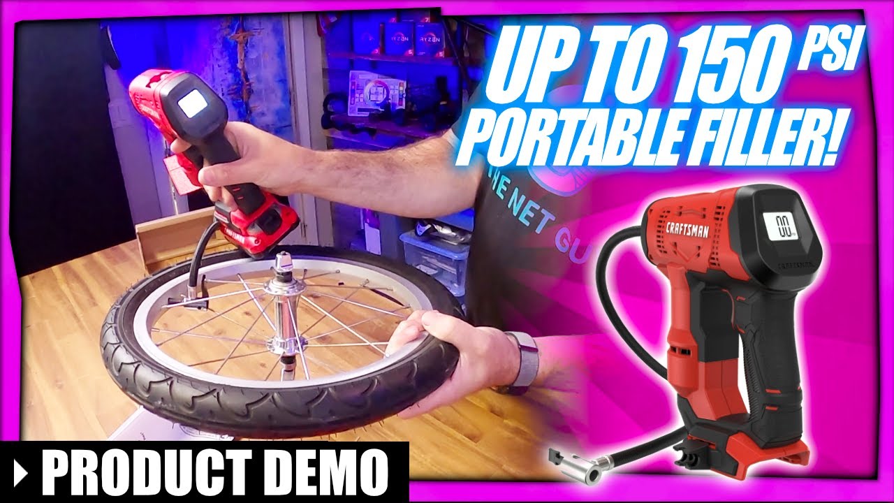 An application scenario or product detail of craftsman portable tire inflator - Image 22