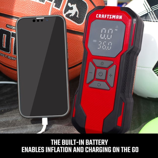 An application scenario or product detail of craftsman tire inflator portable air compressor - Image 15