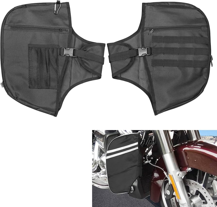 An application scenario or product detail of crash bar bags for harley davidson - Image 1