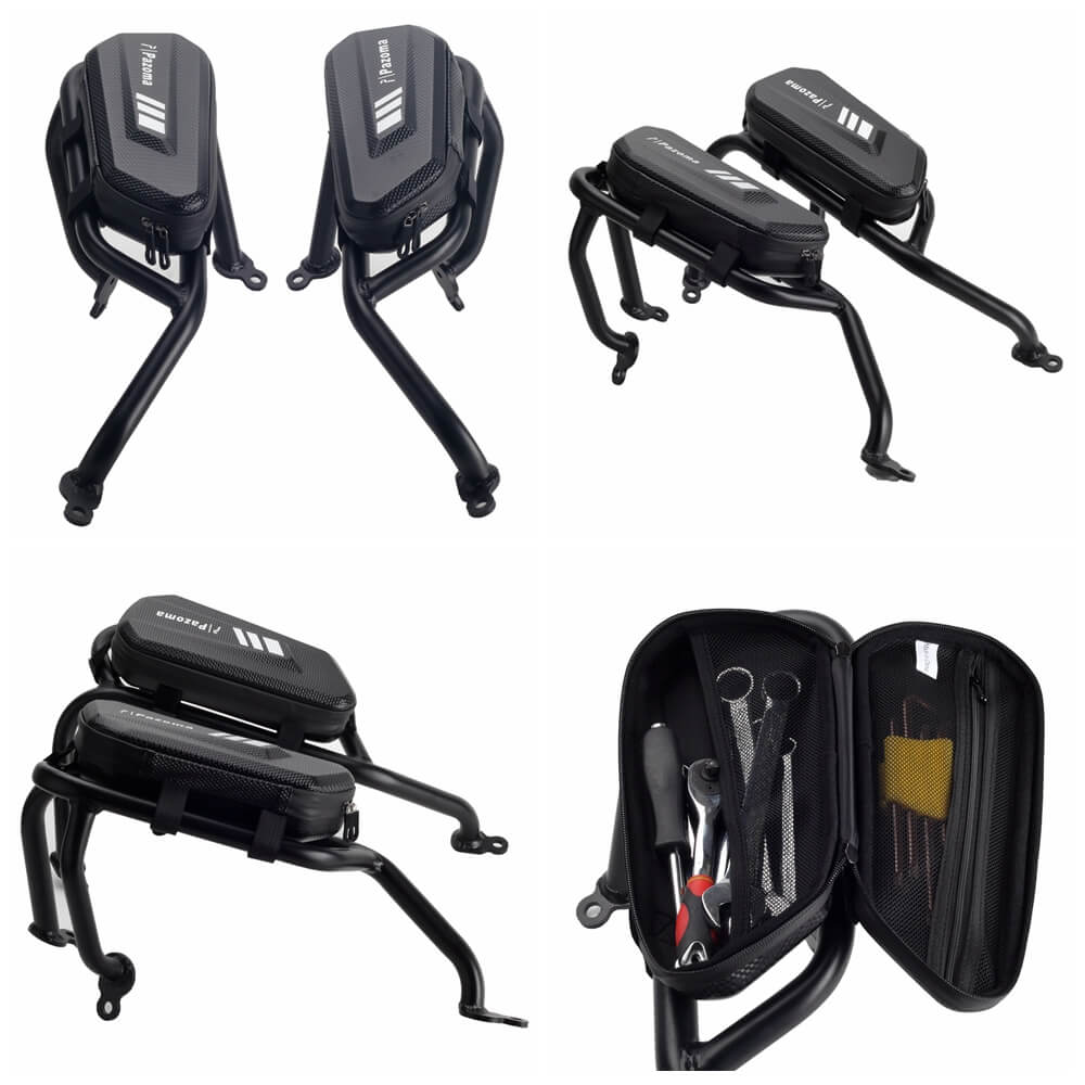 An application scenario or product detail of crash bar bags for harley davidson - Image 11