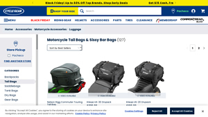 Cycle Gear - Tail Bags