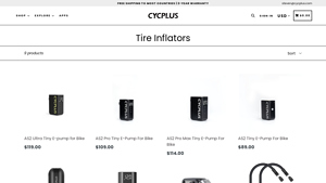 Cycplus - Ultra Tiny E-pumps for Bike