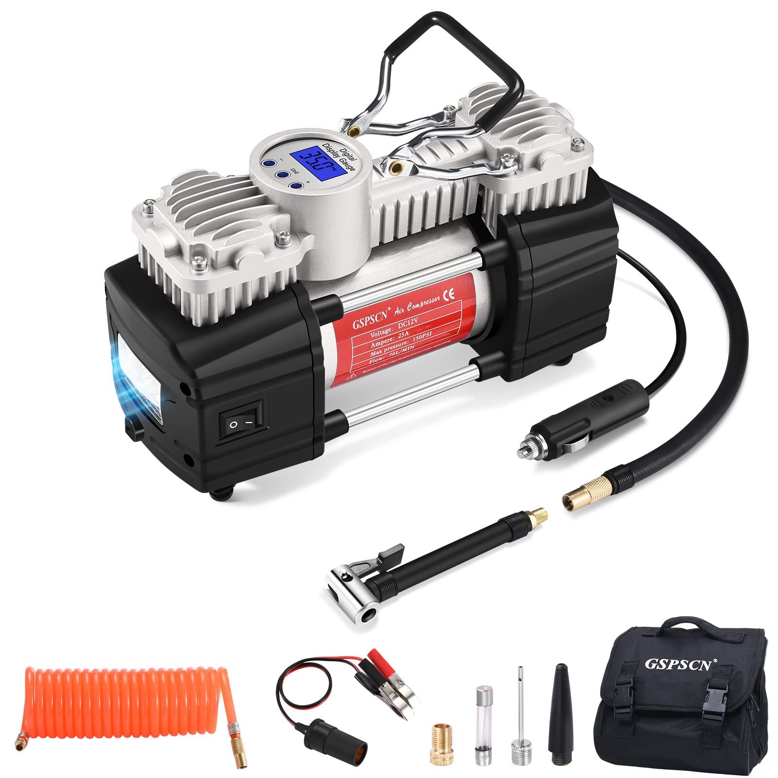 An application scenario or product detail of dc12v air compressor - Image 1