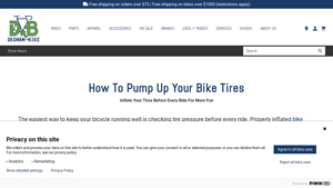 Dedham Bike - Bicycle Tire Pumps and CO2 Cartridges