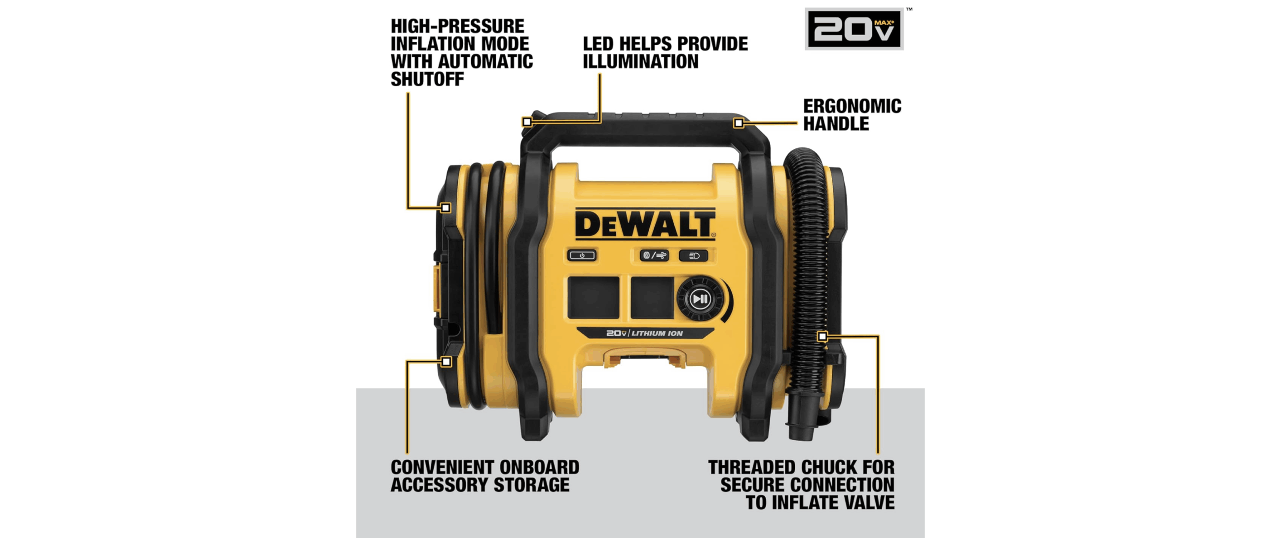 An application scenario or product detail of dewalt 20v max tire inflator - Image 18