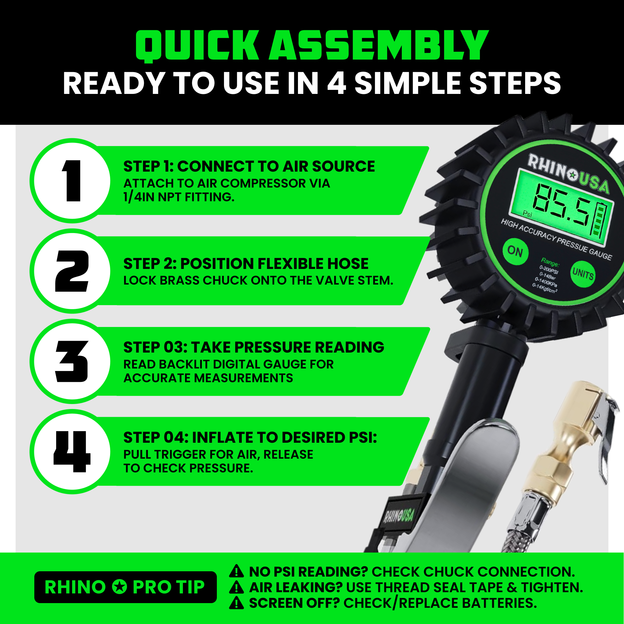 An application scenario or product detail of digital tire pressure gauge inflator - Image 12