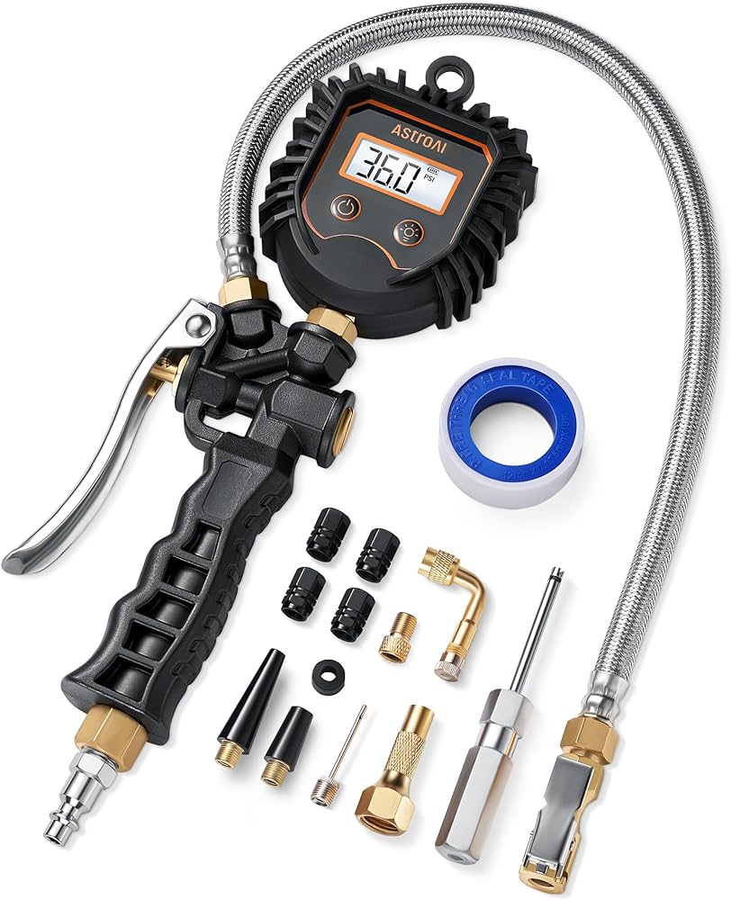 An application scenario or product detail of digital tire pressure gauge with inflator - Image 11