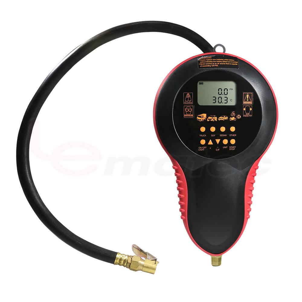 An application scenario or product detail of digital tire pressure gauge with inflator - Image 23