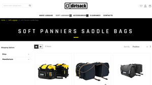Dirtsack - Frogman V2 Yellow Waterproof Soft Panniers Adventure
