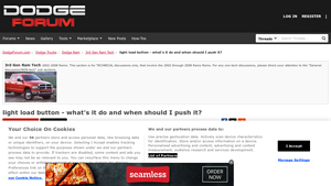 Dodge - Light Load Button