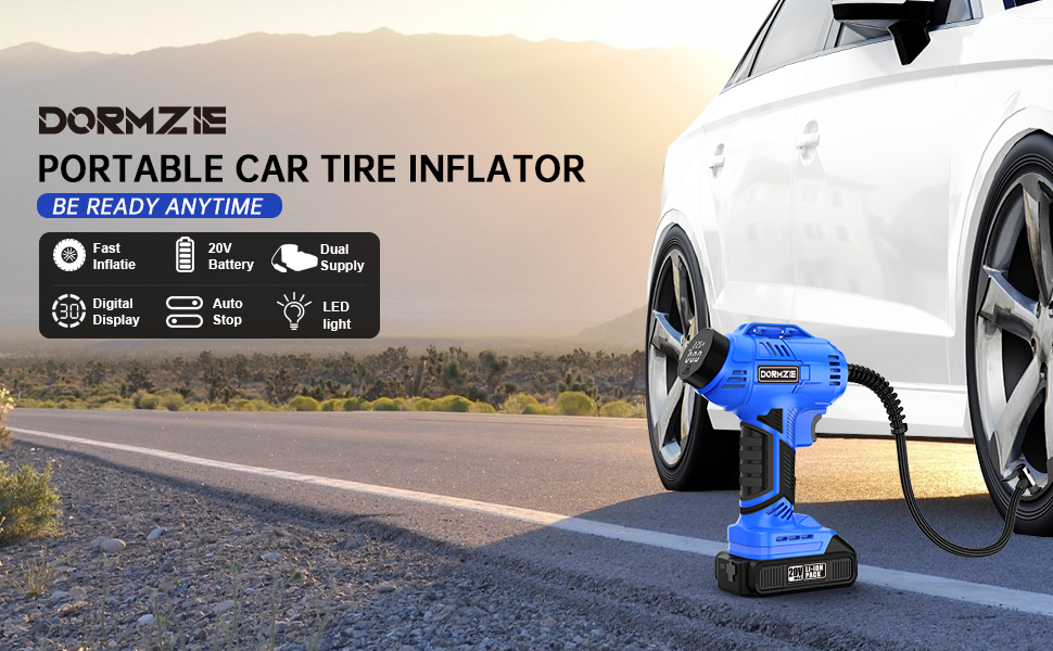 An application scenario or product detail of dormzie tire inflator - Image 8