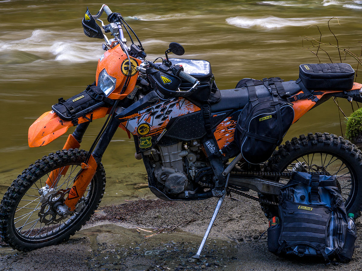 An application scenario or product detail of dual sport motorcycle bags - Image 2