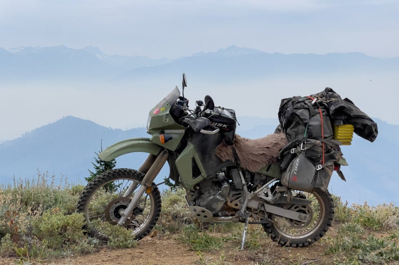 An application scenario or product detail of dual sport motorcycle luggage - Image 9