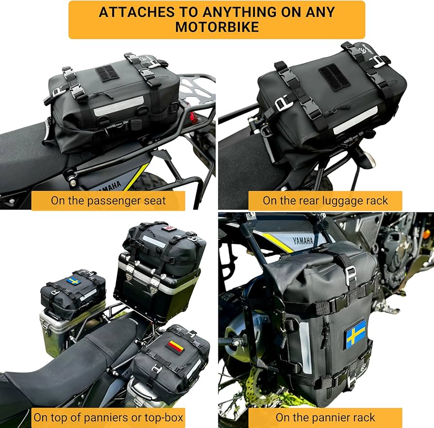 An application scenario or product detail of dual sport motorcycle luggage - Image 14