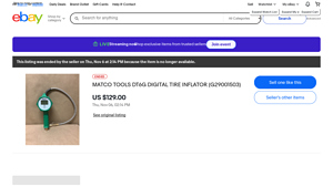 MATCO TOOLS - DT6G DIGITAL TIRE INFLATOR