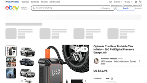 Ophanie - Cordless Portable Tire Inflator