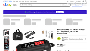 ROCGORLD - R8 Tire Inflator Portable Air Compressor