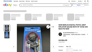 Merlin - Digital Pistol Grip Inflator Gauge