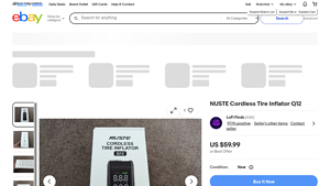 NUSTE - Cordless Tire Inflator Q12