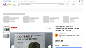 TEROMAS - Tire Inflator Air Compressor