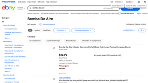 Bomba De Aire - Key Product Details