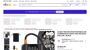 RetailkingBusiness - OLGEO Tire Inflator Portable Air Compressor