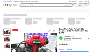 BAUER - Portable Tire Inflator