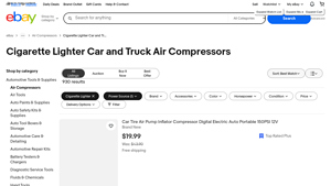 3M - Cigarette Lighter Car Air Compressor