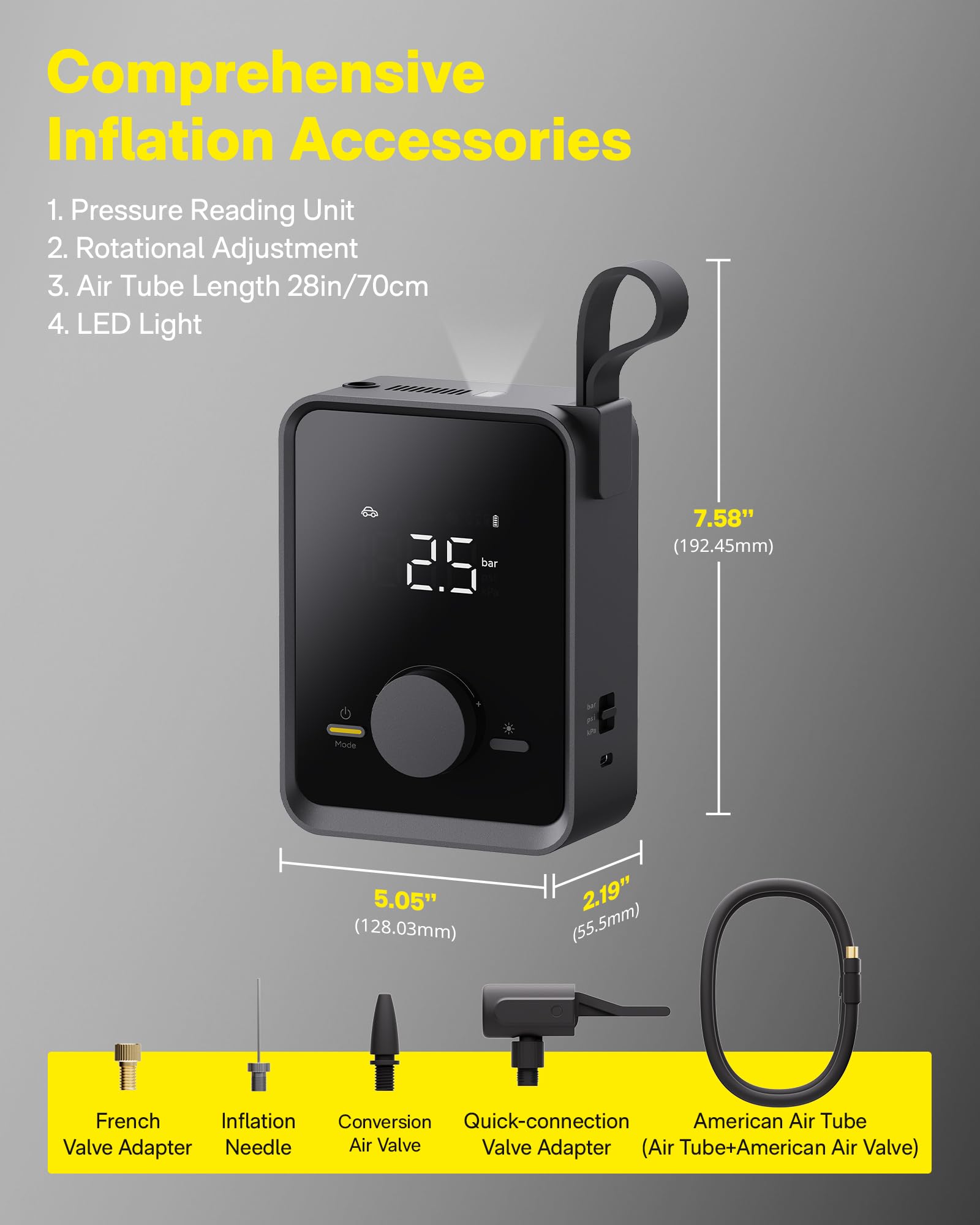 An application scenario or product detail of electric air pump portable - Image 2