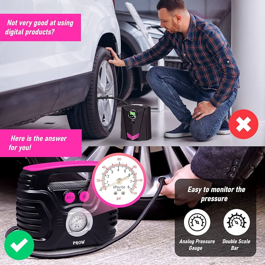 An application scenario or product detail of electric car tire pump - Image 9