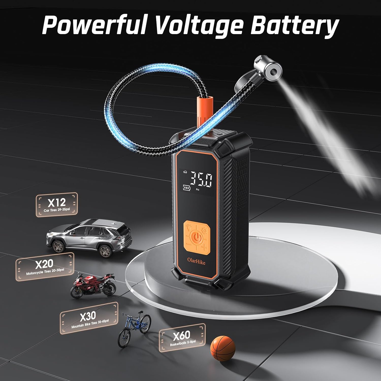 An application scenario or product detail of electric tyre air pump - Image 17