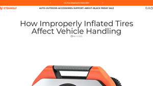 Etenwolf - Vortex S6 Tire Pressure Pump