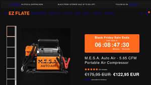 M.E.S.A. - 5.65 CFM Portable Air Compressor