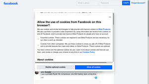 Facebook - Portable Air Compressor