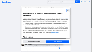 Facebook - Portable Air Compressor