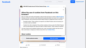 Honda - 2003-2007 Accord Tire Specs