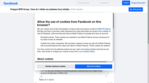 Facebook - Tyre Inflation Tips