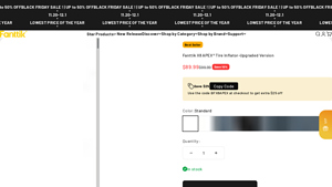 Fanttik - X8 APEX™ Tire Inflator