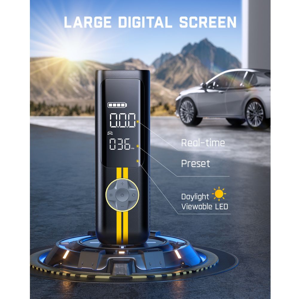 An application scenario or product detail of fanttik x8 apex tire inflator - Image 14